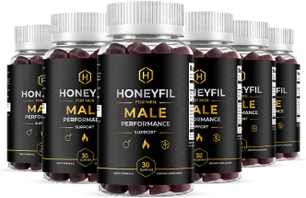 A six-bottle HoneyFil package